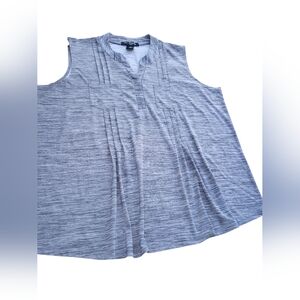Elie McCarthy Sleeveless Gray Blouse